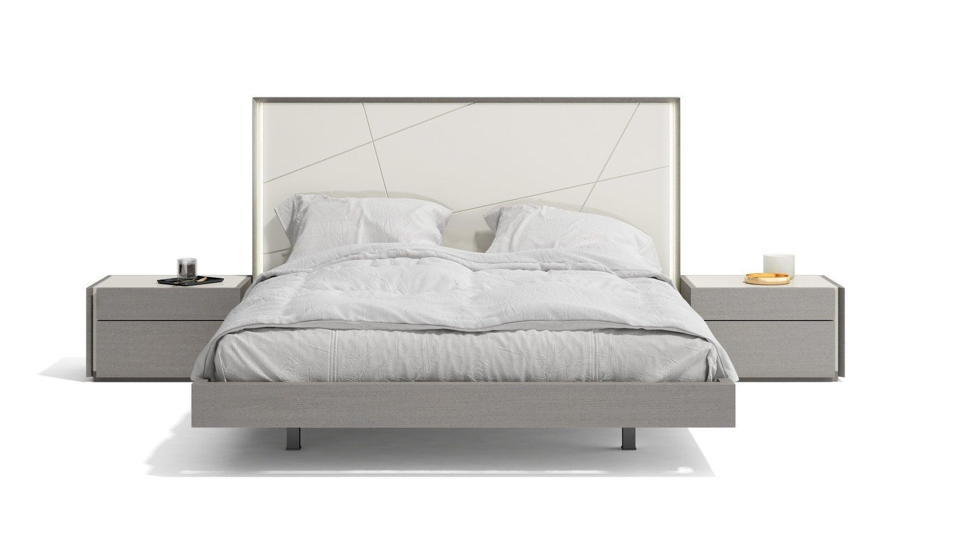Stroll Premium Bedroom Set in Grey - Euro Living Furniture