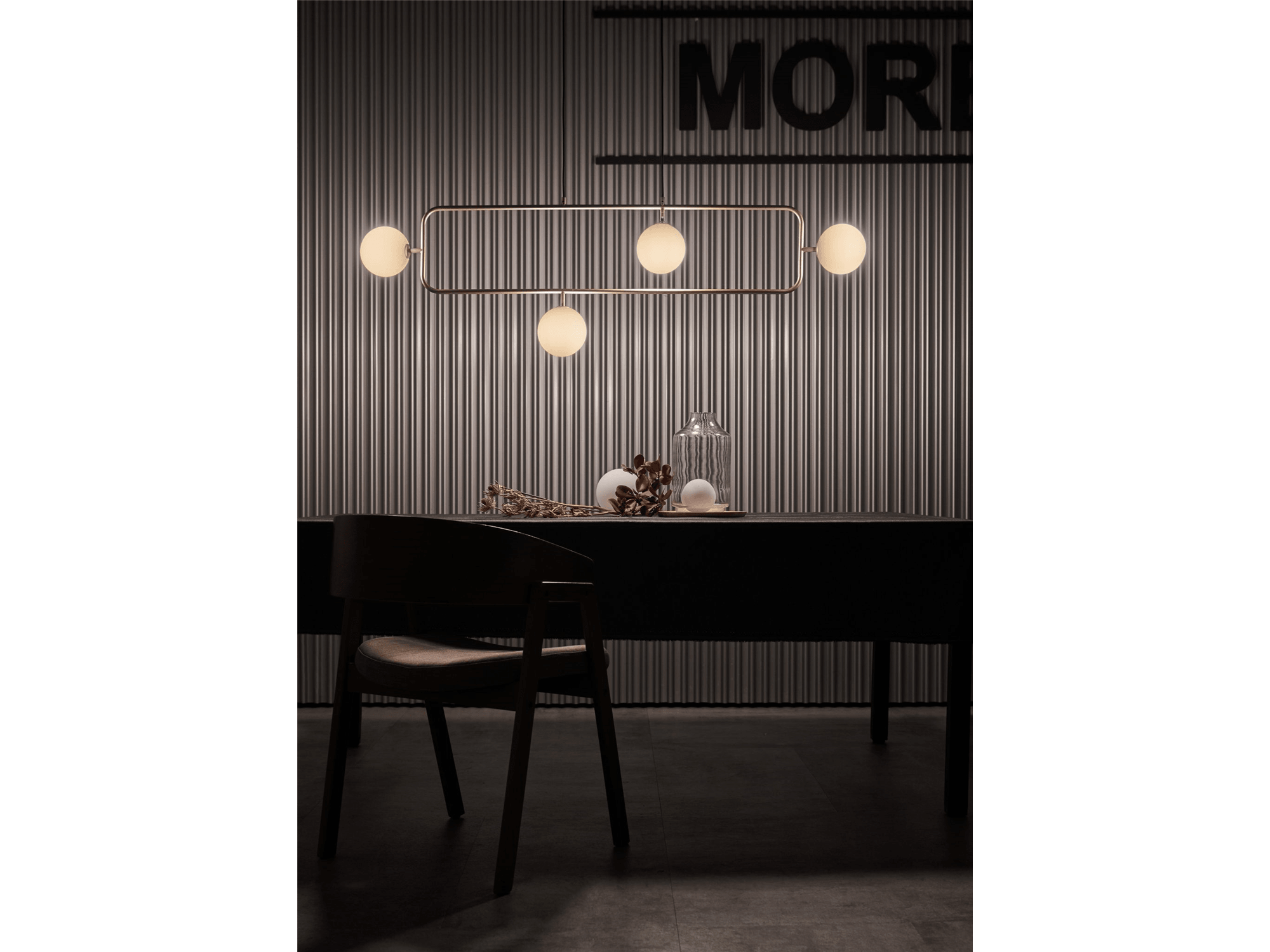 Circle Linear Pendant - Euro Living Furniture