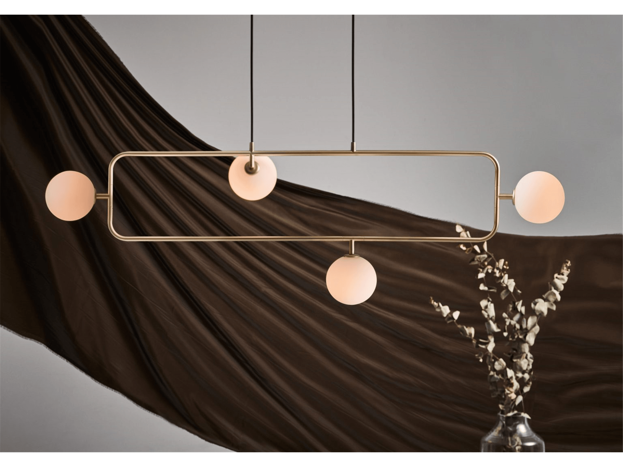 Circle Linear Pendant - Euro Living Furniture
