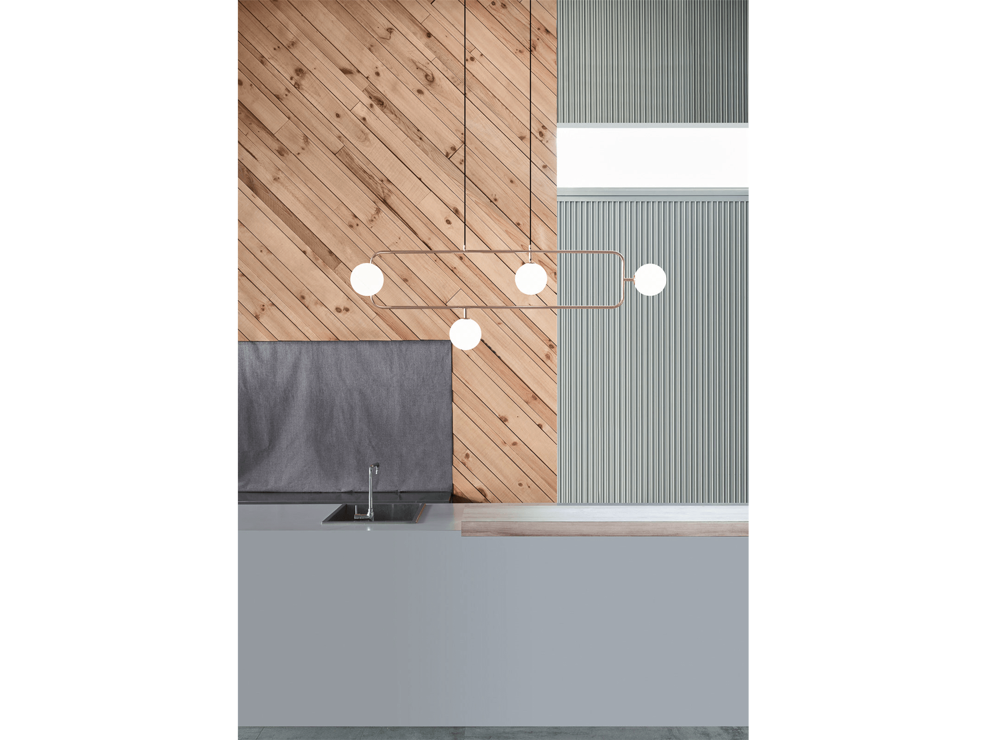 Circle Linear Pendant - Euro Living Furniture