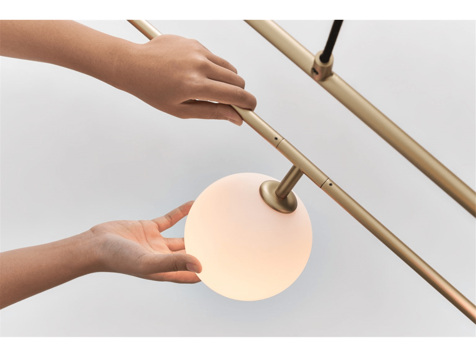 Circle Linear Pendant - Euro Living Furniture