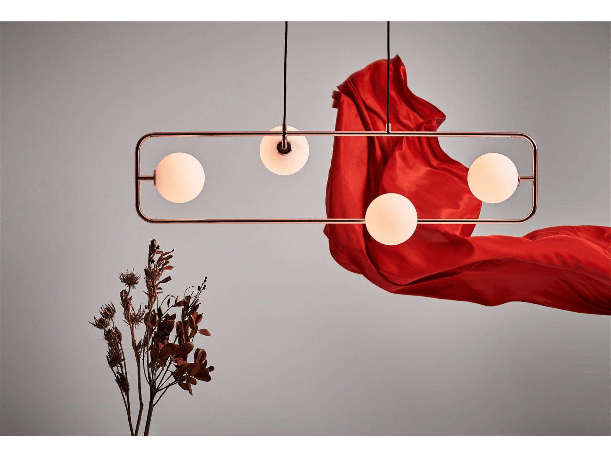 Circle Linear Pendant - Euro Living Furniture