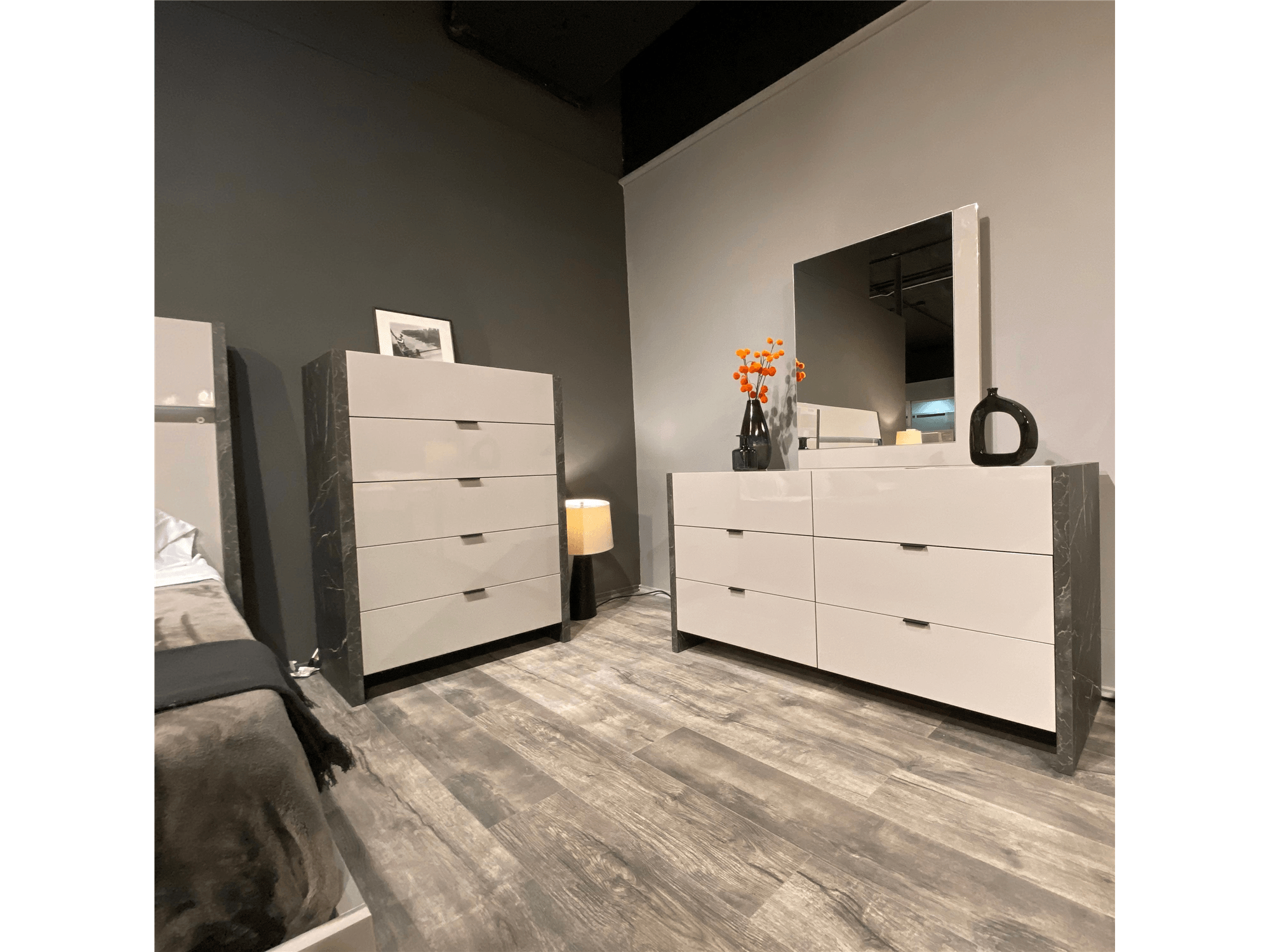 Stone Bedroom Collection - Euro Living Furniture