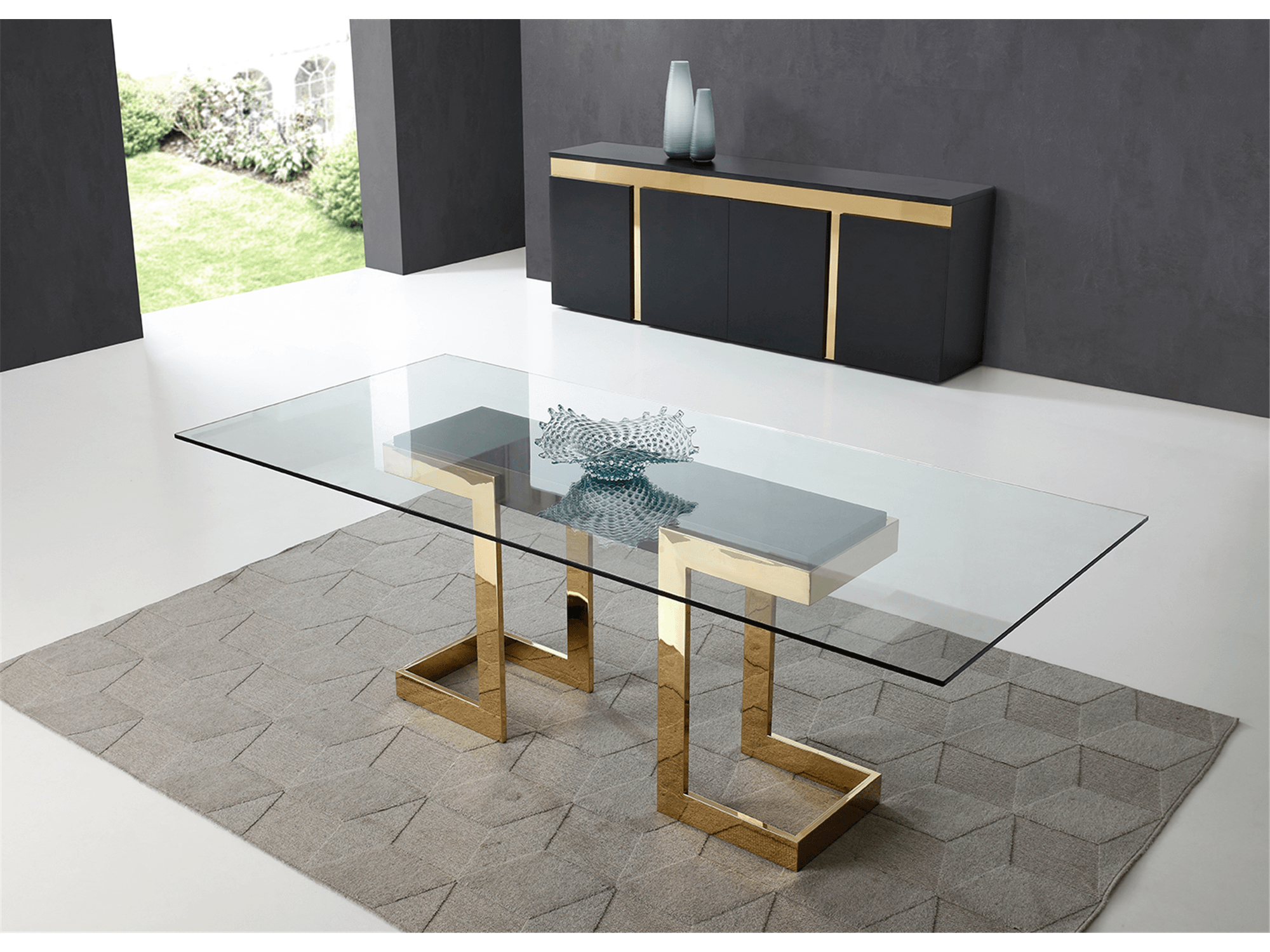Liddy Dining Table - Euro Living Furniture