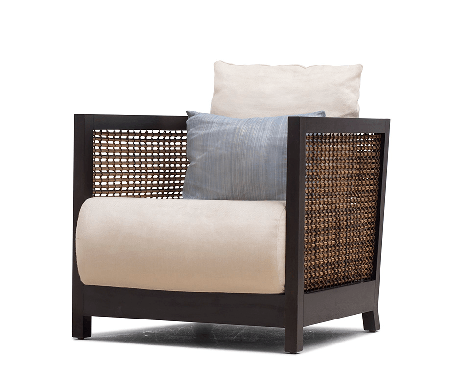 SUZY WONG EASY ARMCHAIR LOW BACK - Euro Living Furniture