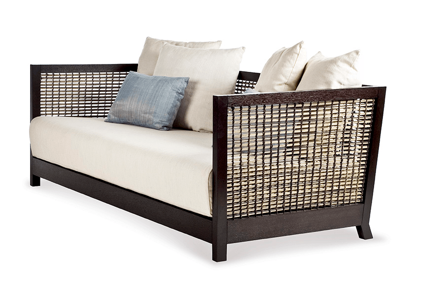 SUZY WONG LOVESEAT LOW BACK - Euro Living Furniture