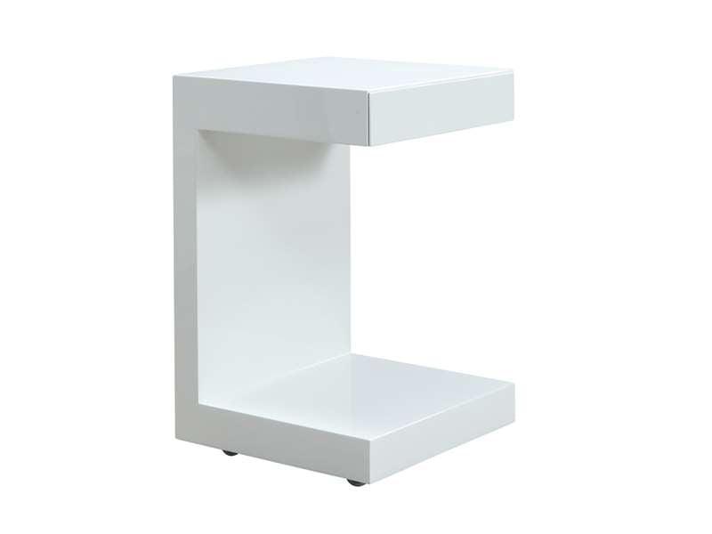 Linda White Nightstand - Euro Living Furniture