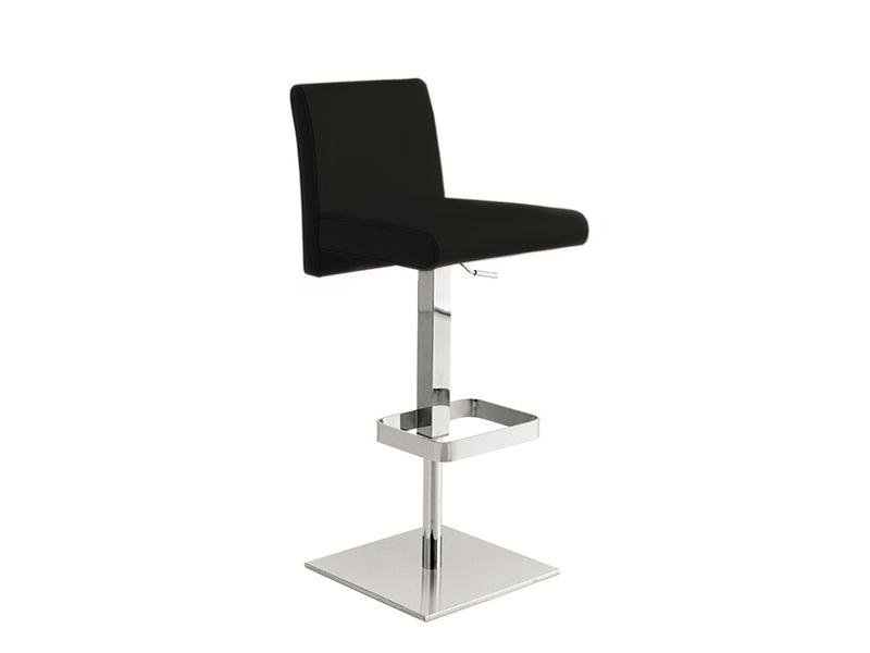 VICTORIA Bar Stool in Italian Leather - Euro Living Furniture