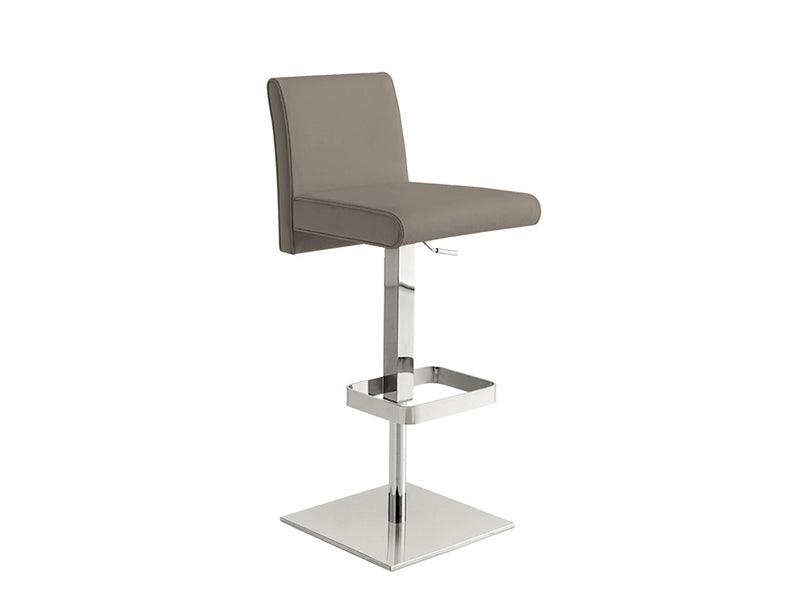 VICTORIA Bar Stool in Italian Leather - Euro Living Furniture