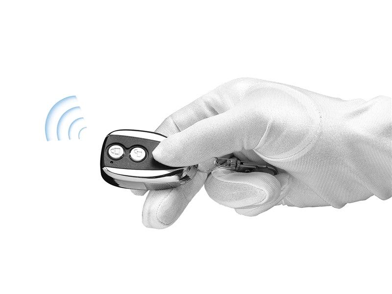 Igor extendable motorized dining table in smoked glass - Euro Living Furniture