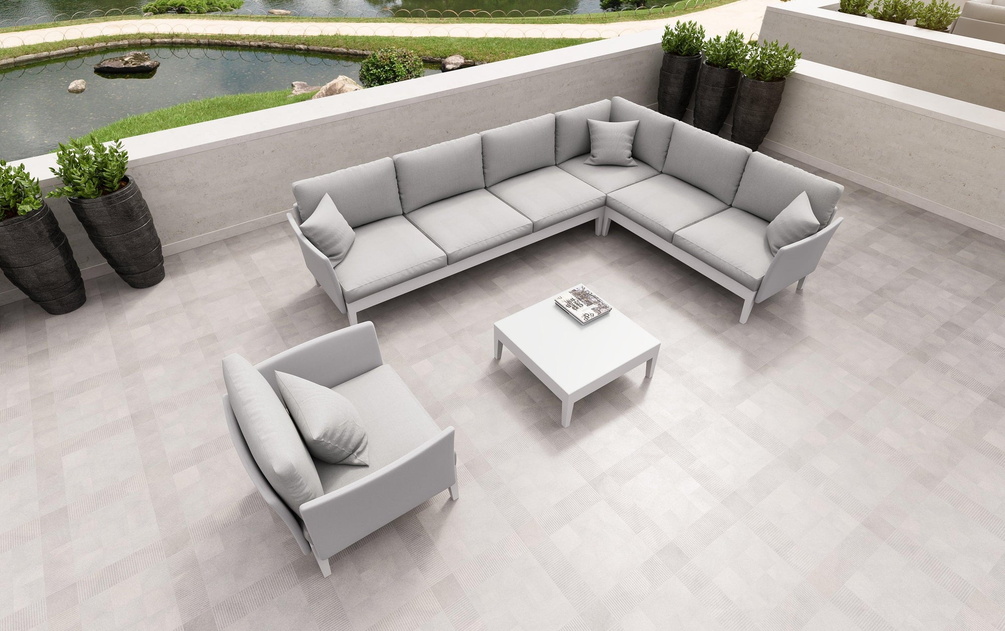 Mabella Seat Sofa Lover - Euro Living Furniture