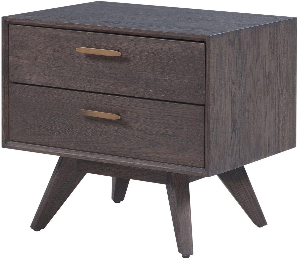 Town Wooden Nightstand - Euro Living Furniture