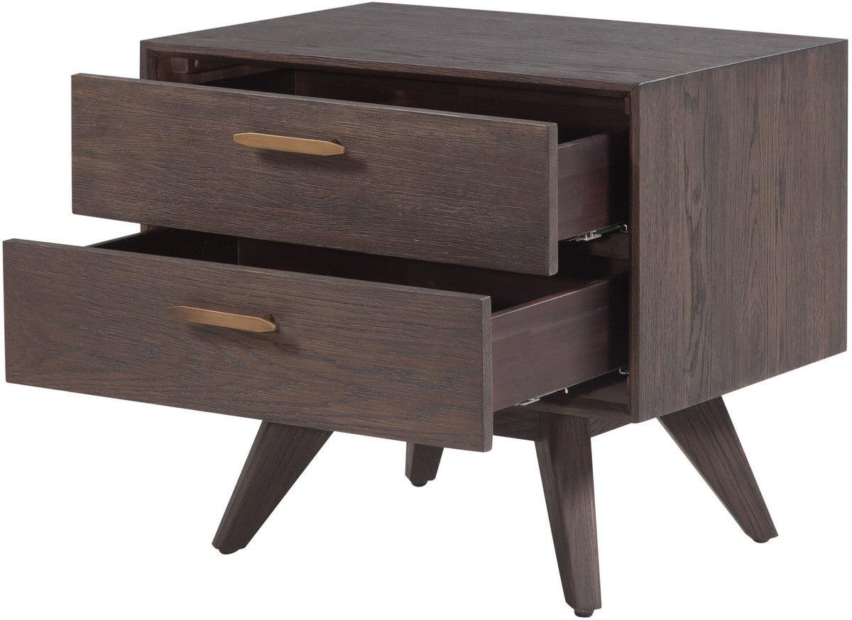 Town Wooden Nightstand - Euro Living Furniture