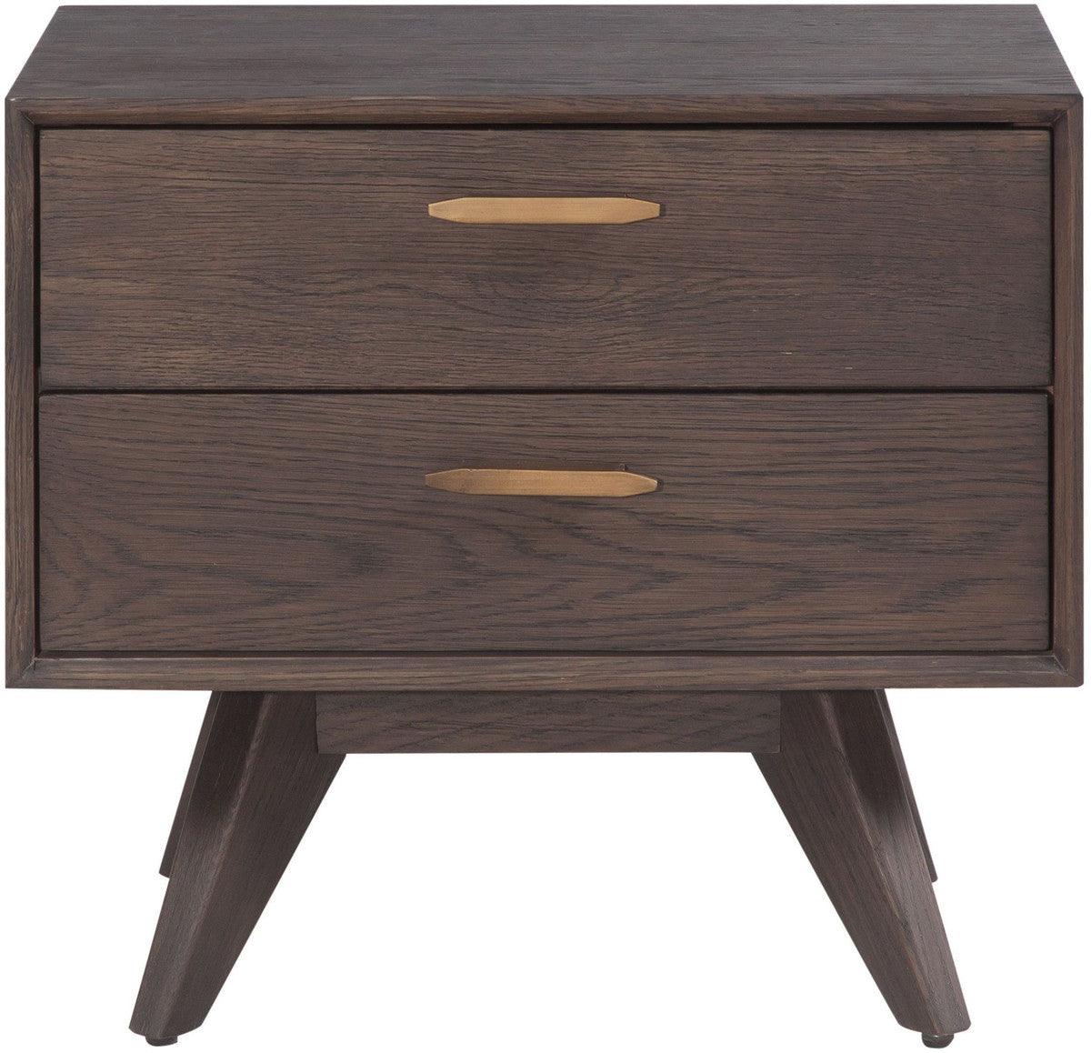 Town Wooden Nightstand - Euro Living Furniture