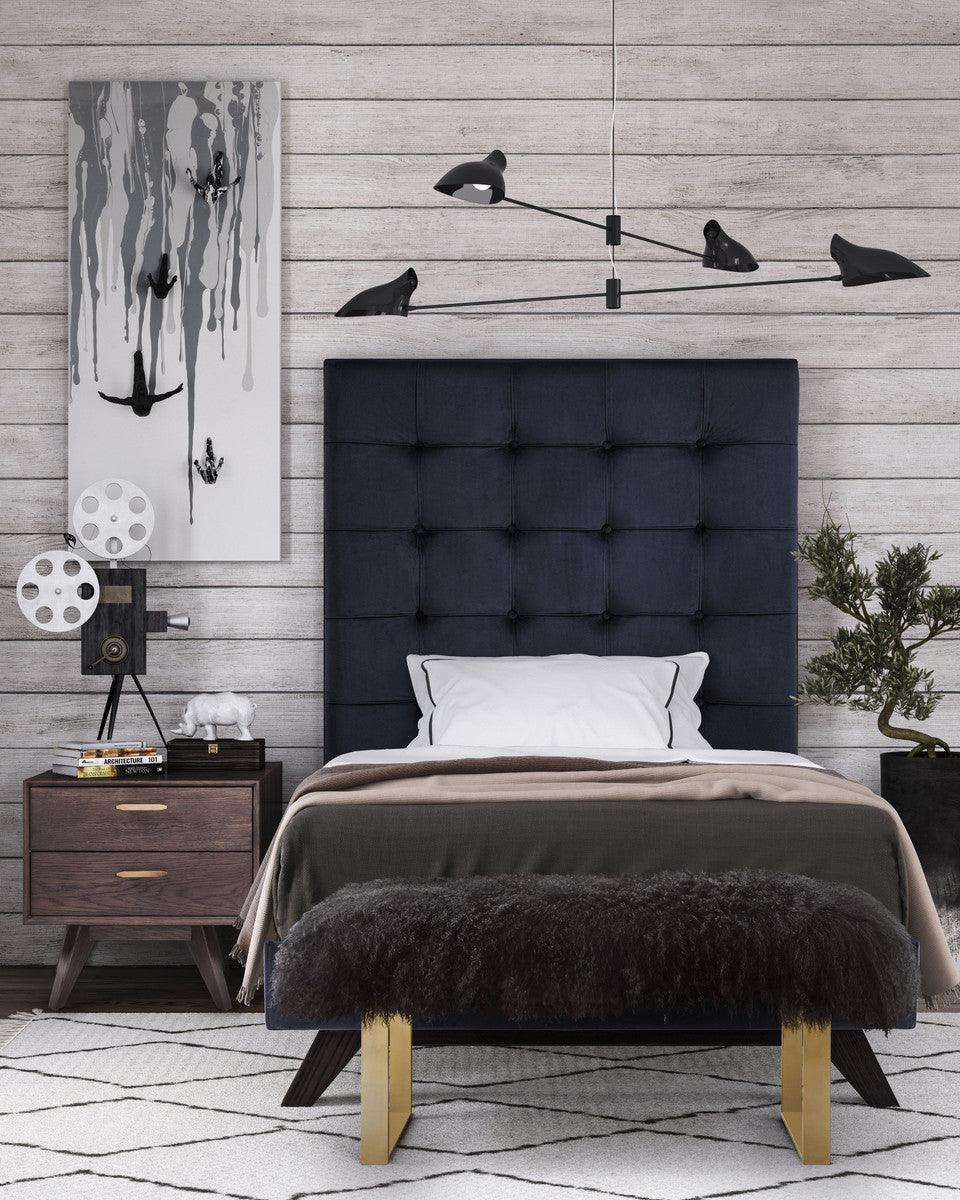 Town Wooden Nightstand - Euro Living Furniture