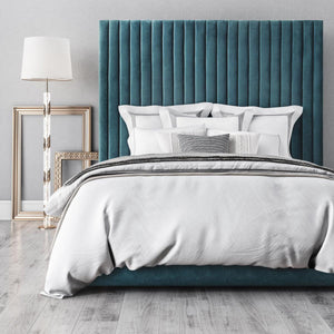 Astana Sea Blue Bed - Euro Living Furniture