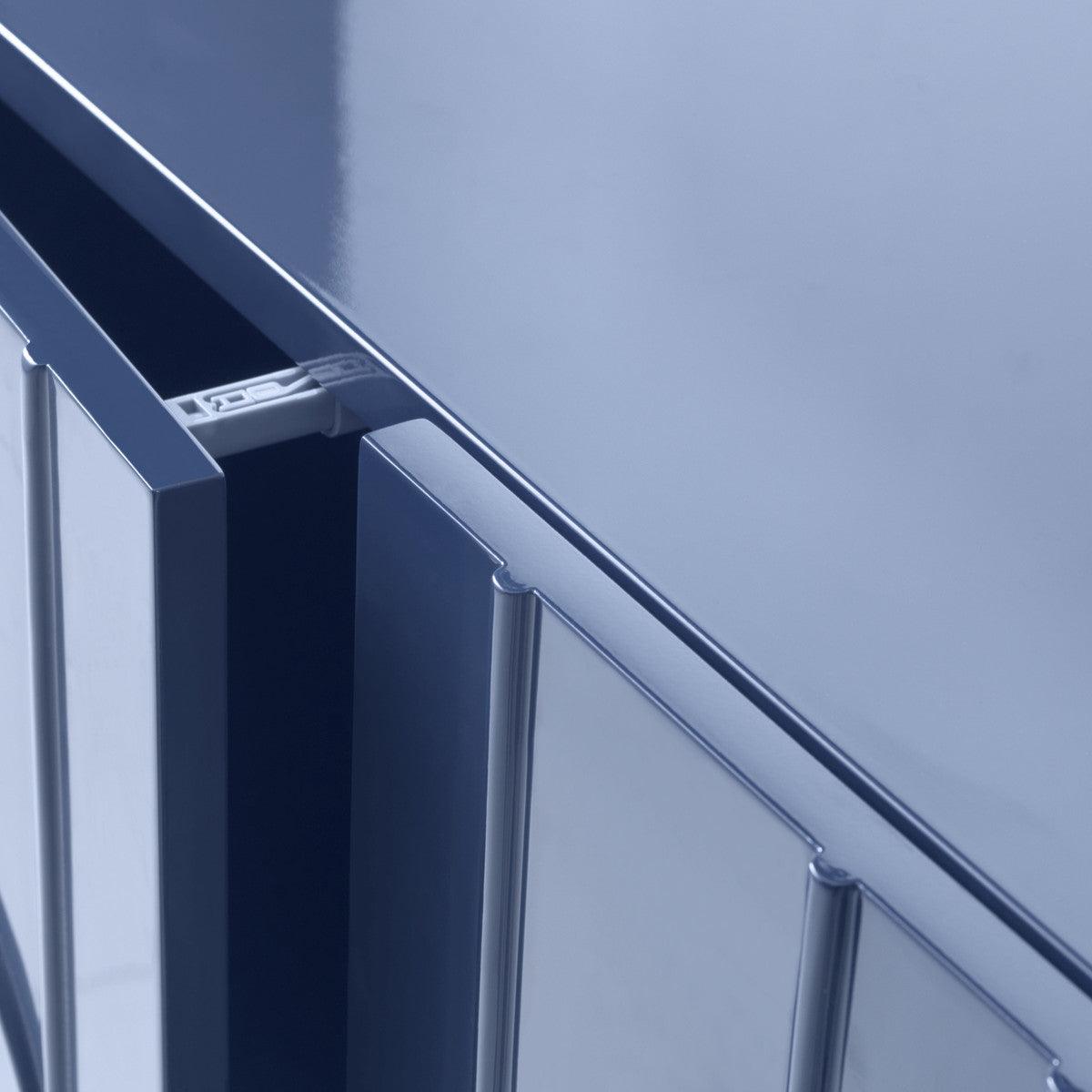 Demi Blue Lacquer Buffet - Euro Living Furniture