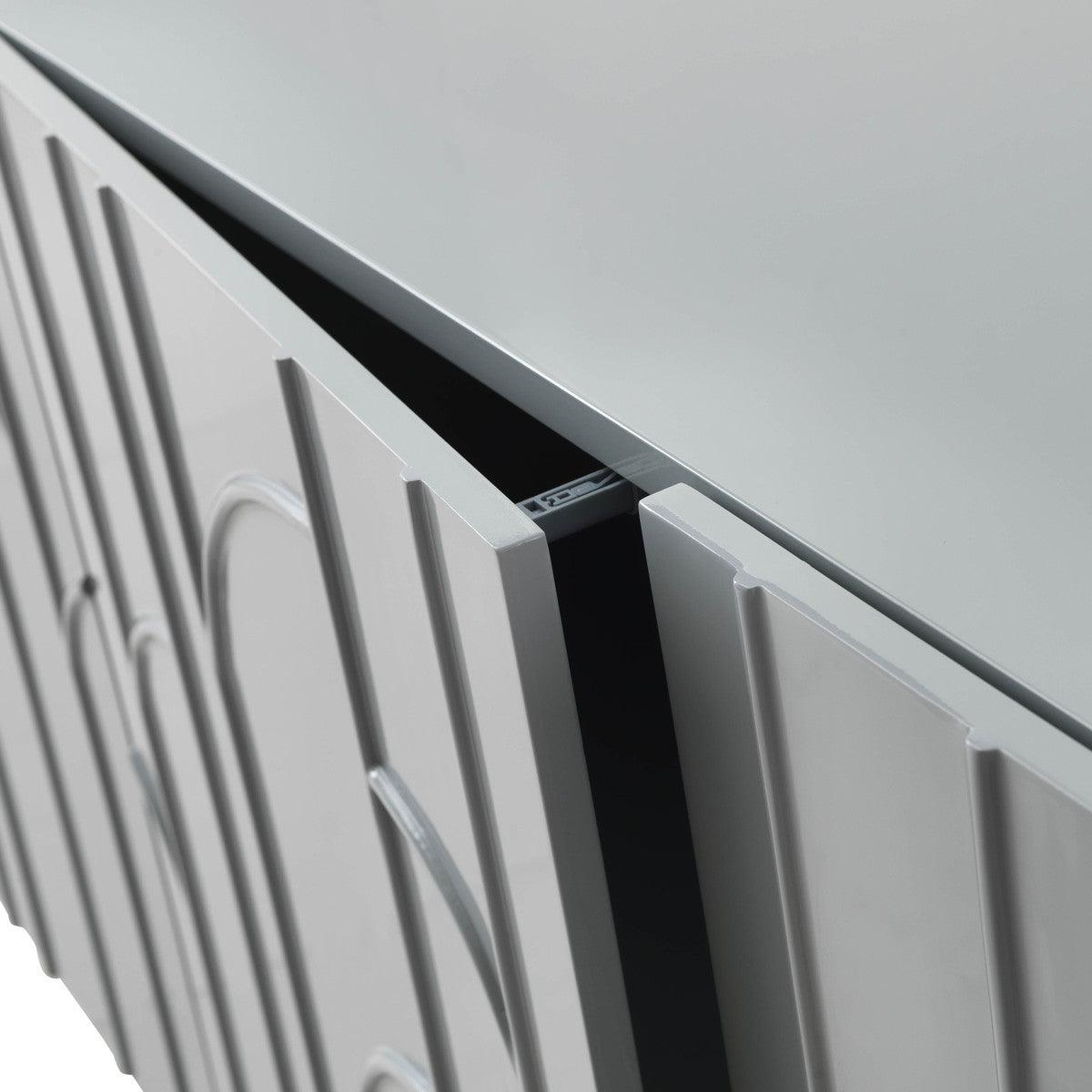 Demi Grey Lacquer Buffet - Euro Living Furniture