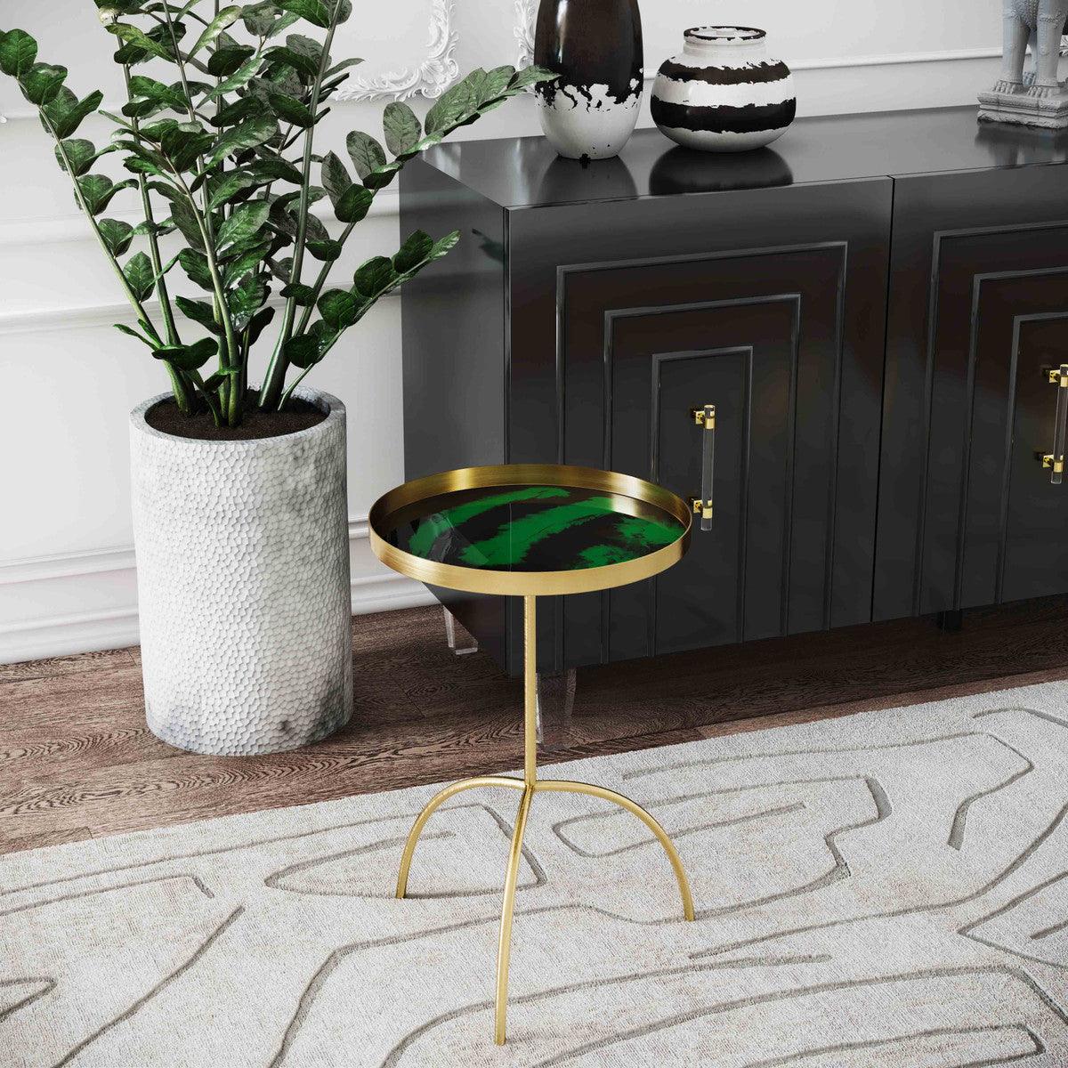 Fatum Black Lacquer Buffet - Euro Living Furniture