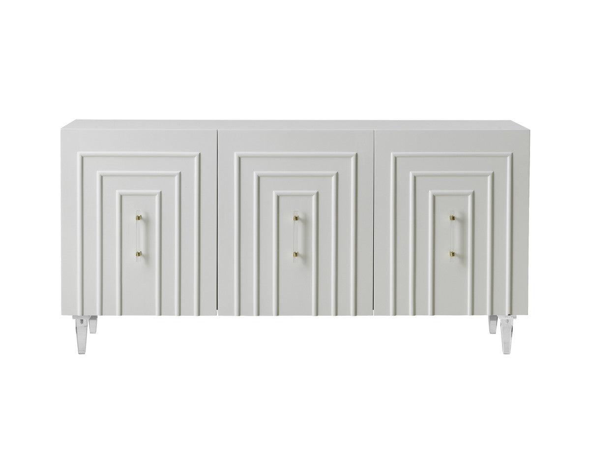 Fatum White Lacquer Buffet - Euro Living Furniture