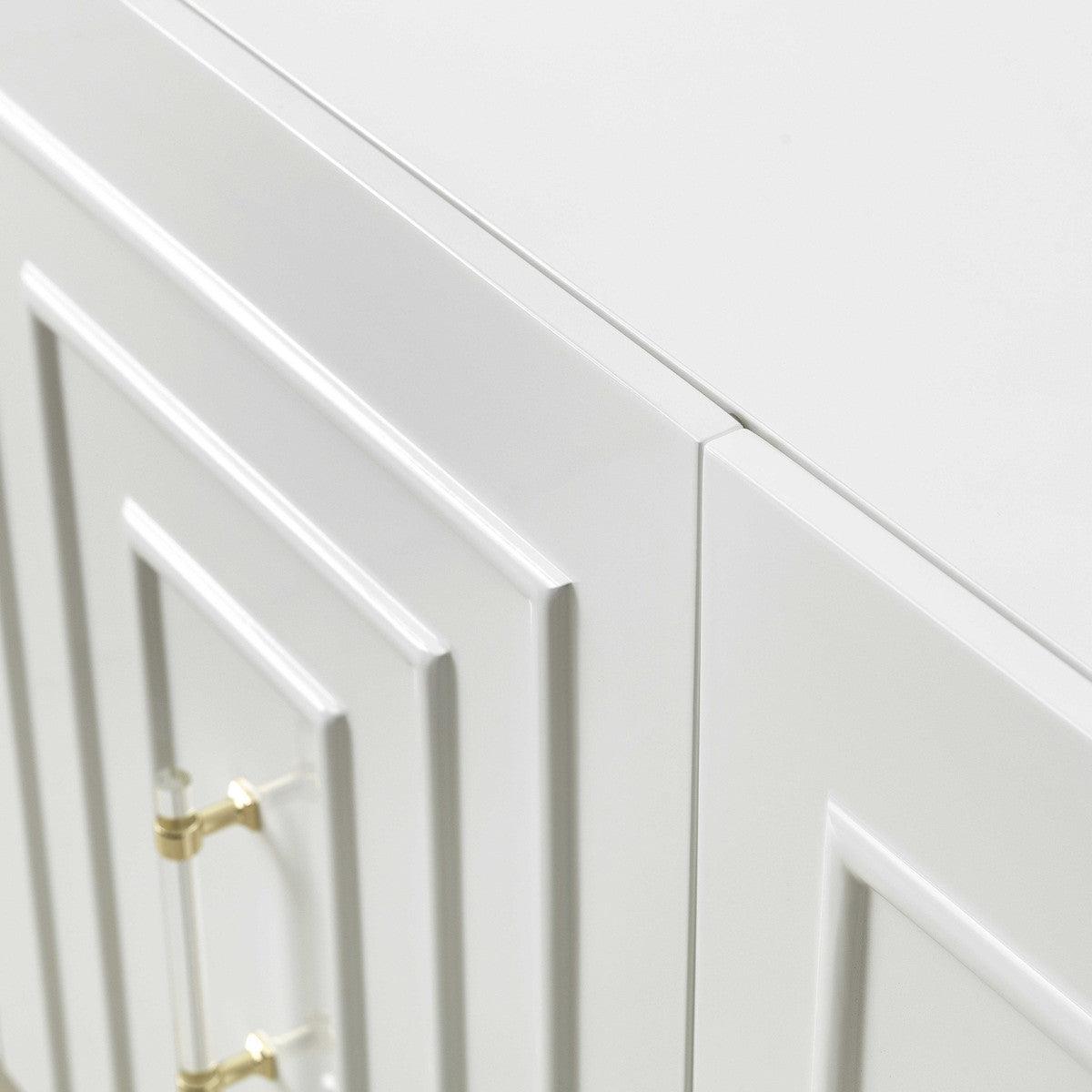 Fatum White Lacquer Buffet - Euro Living Furniture