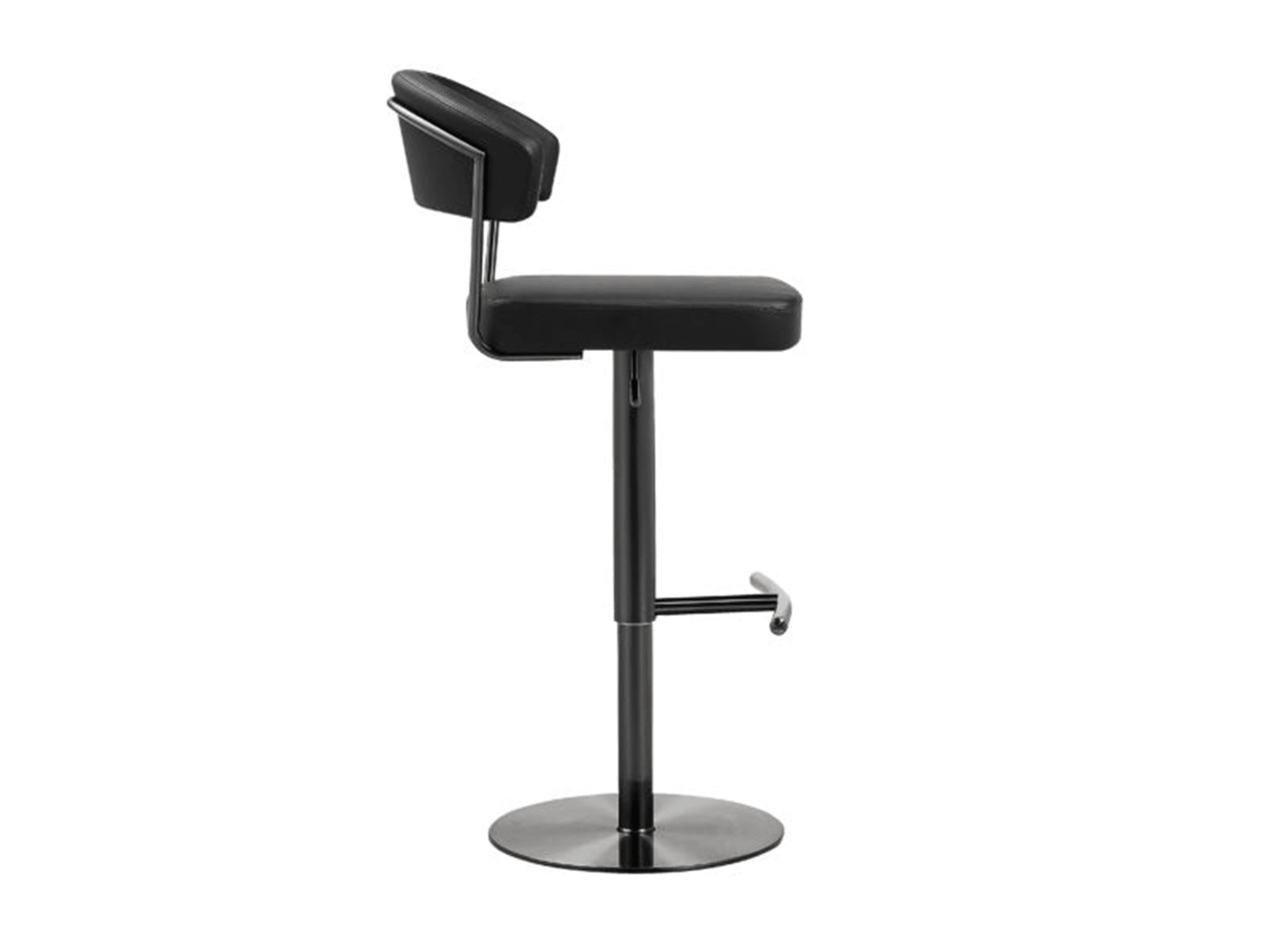 Loreto Black Stool - Euro Living Furniture