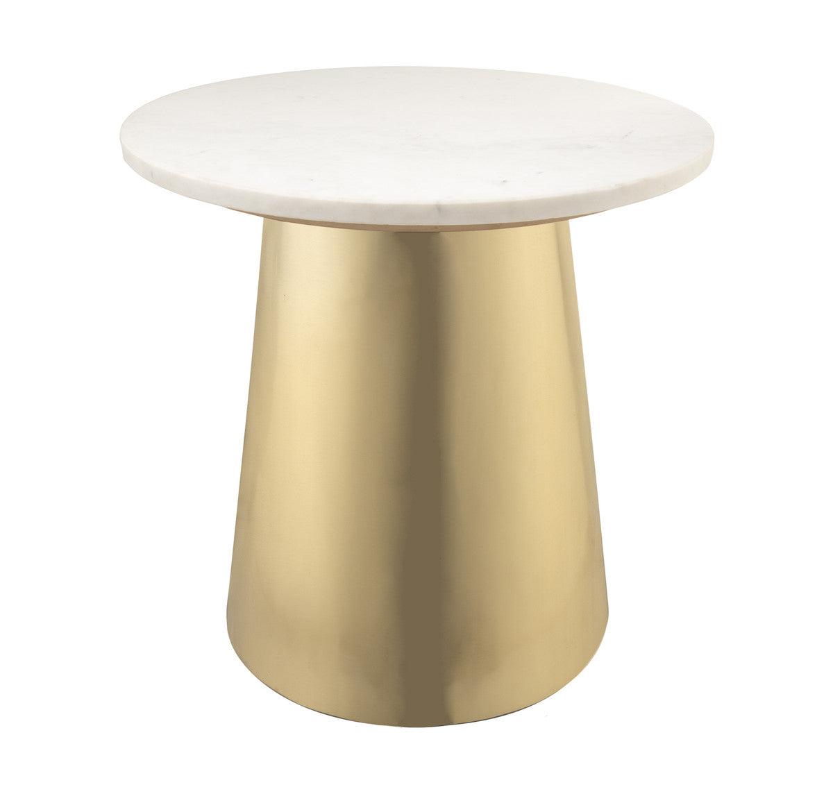 Blake Marble Side Table - Euro Living Furniture