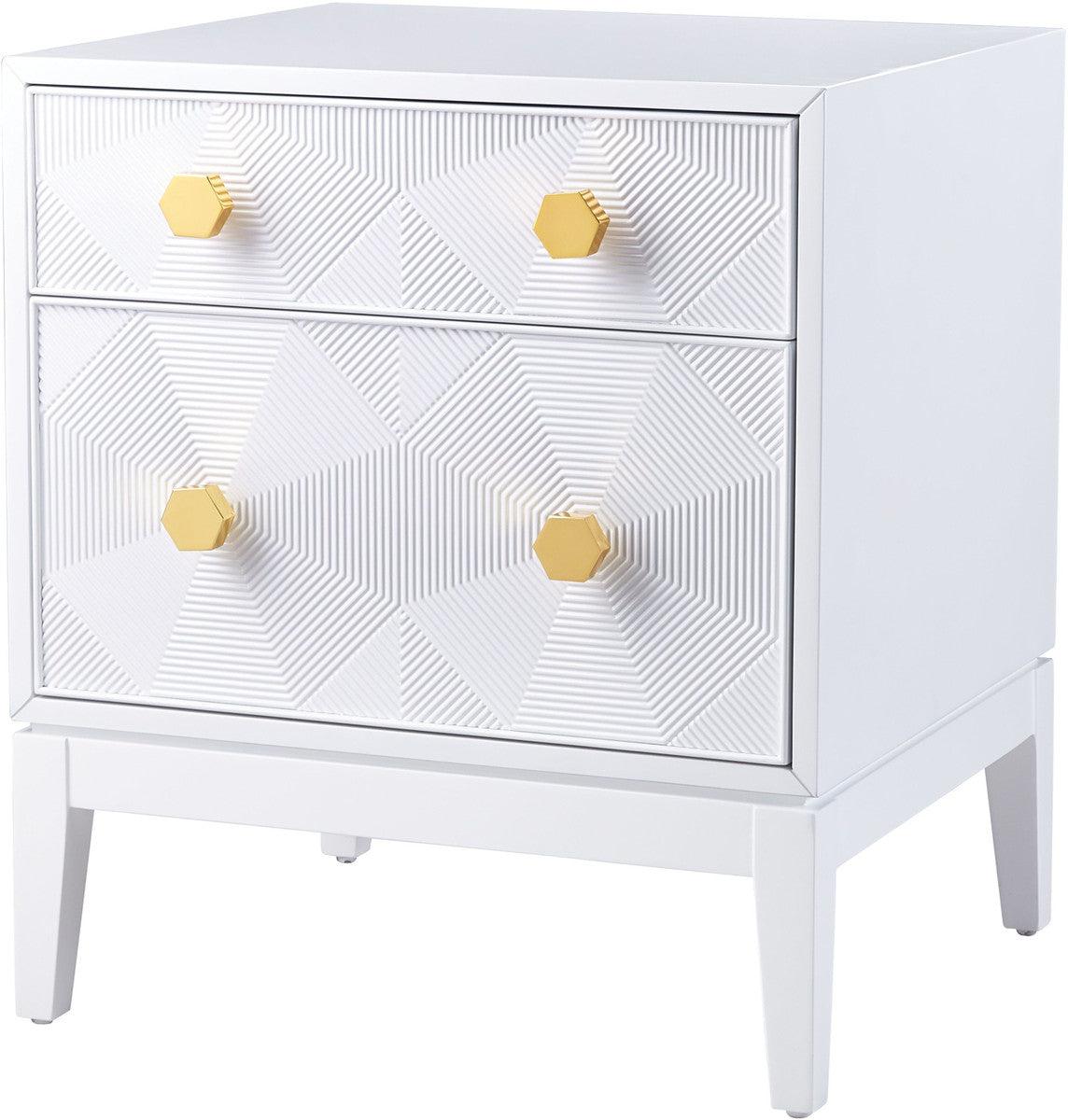 Milo Lacquer Side Table - Euro Living Furniture