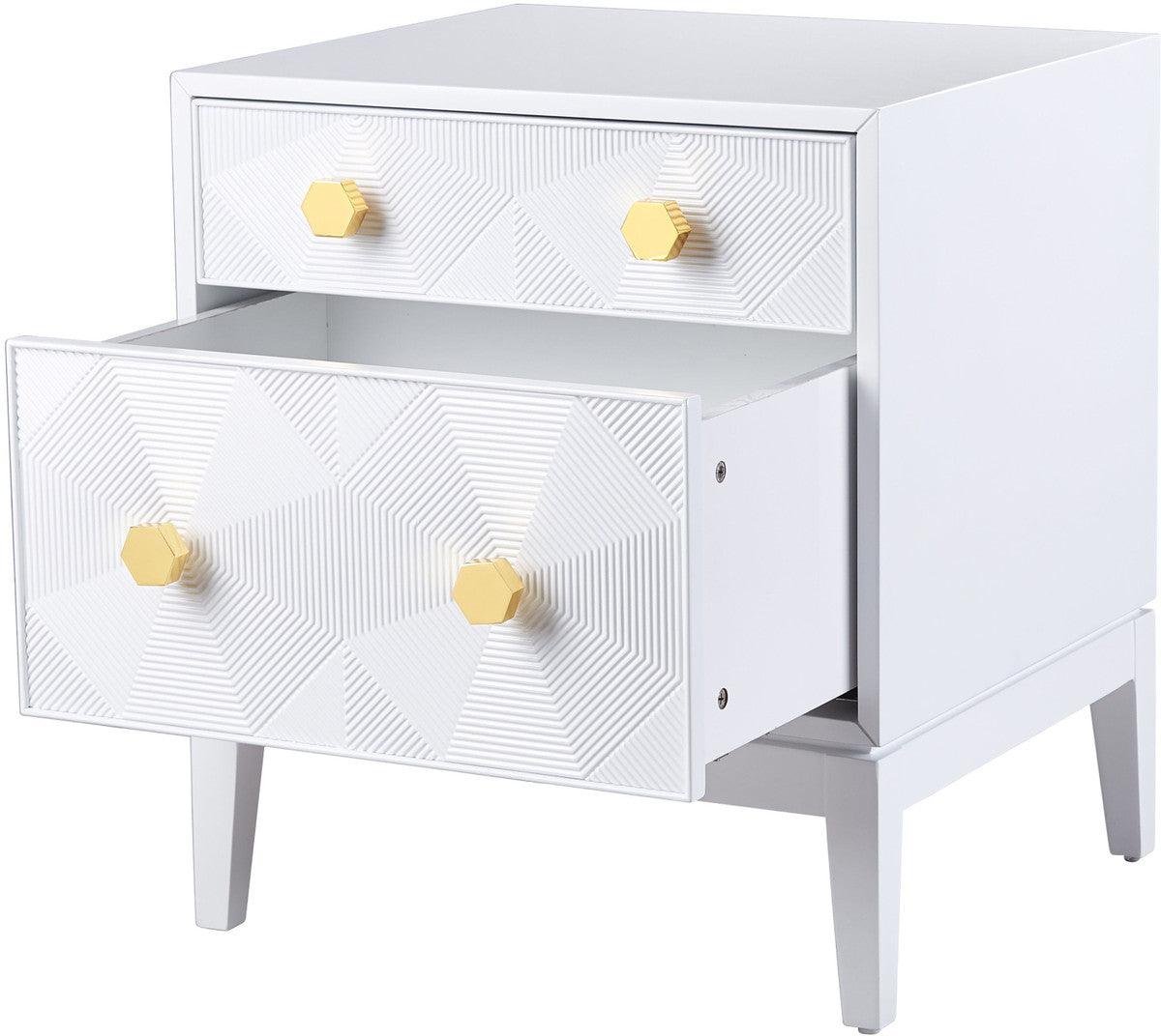 Milo Lacquer Side Table - Euro Living Furniture