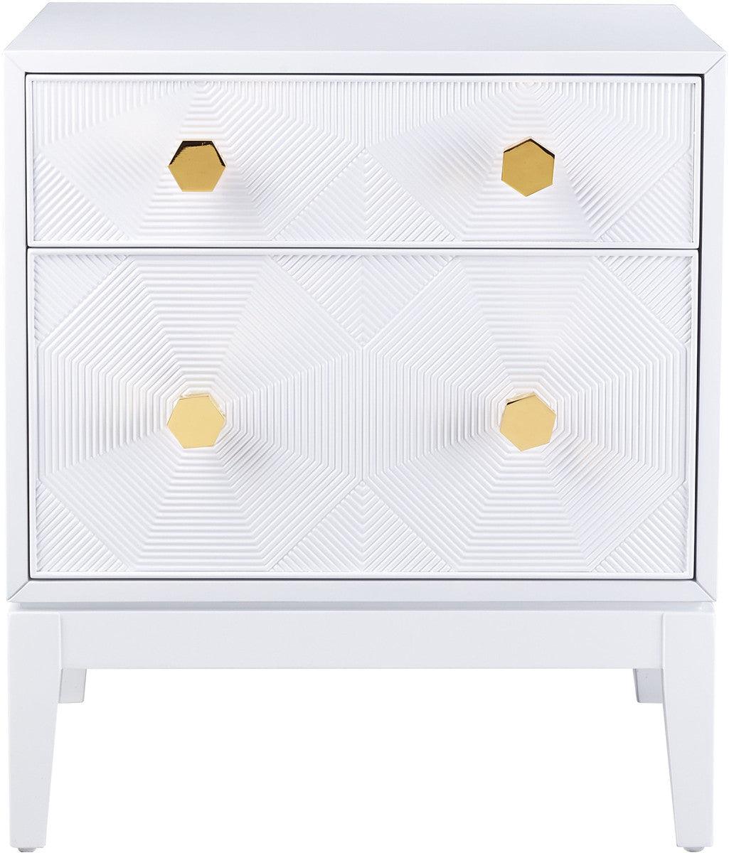 Milo Lacquer Side Table - Euro Living Furniture