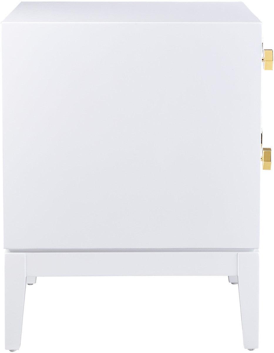 Milo Lacquer Side Table - Euro Living Furniture