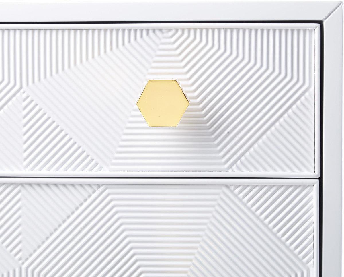 Milo Lacquer Side Table - Euro Living Furniture