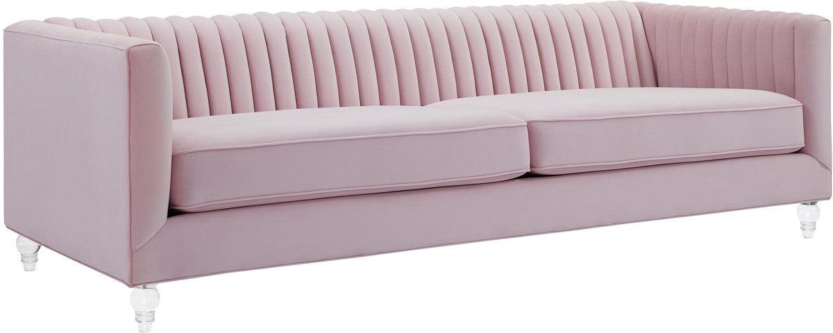 Ava Blush Sofa - Euro Living Furniture