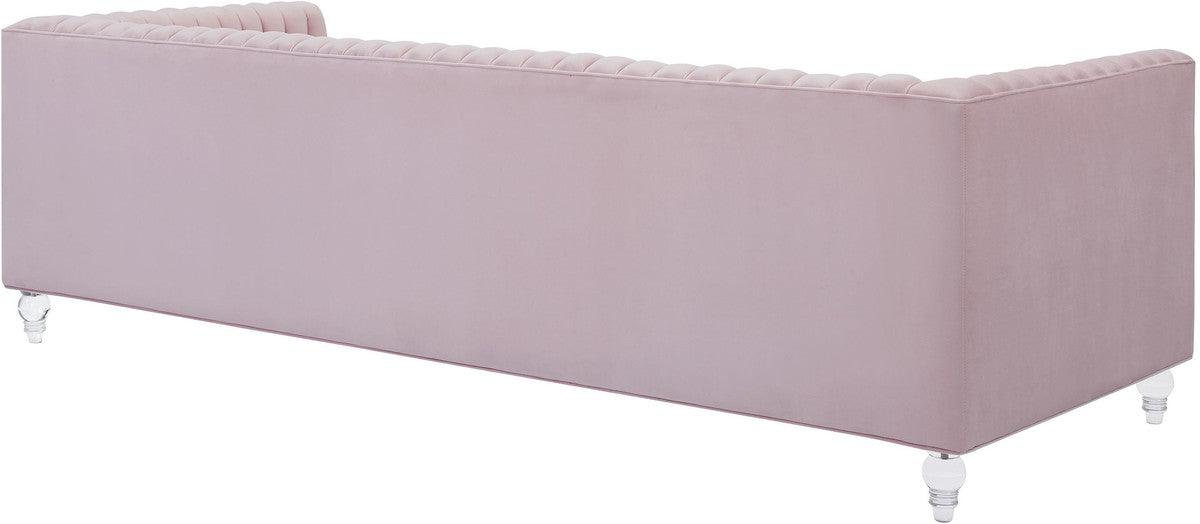 Ava Blush Sofa - Euro Living Furniture