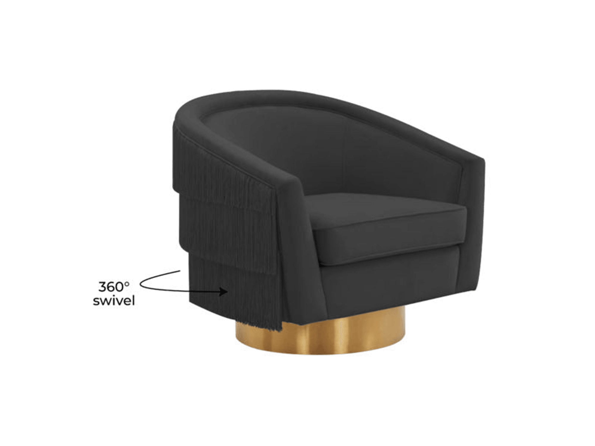 Flapero Velvet Accent Chair - Euro Living Furniture