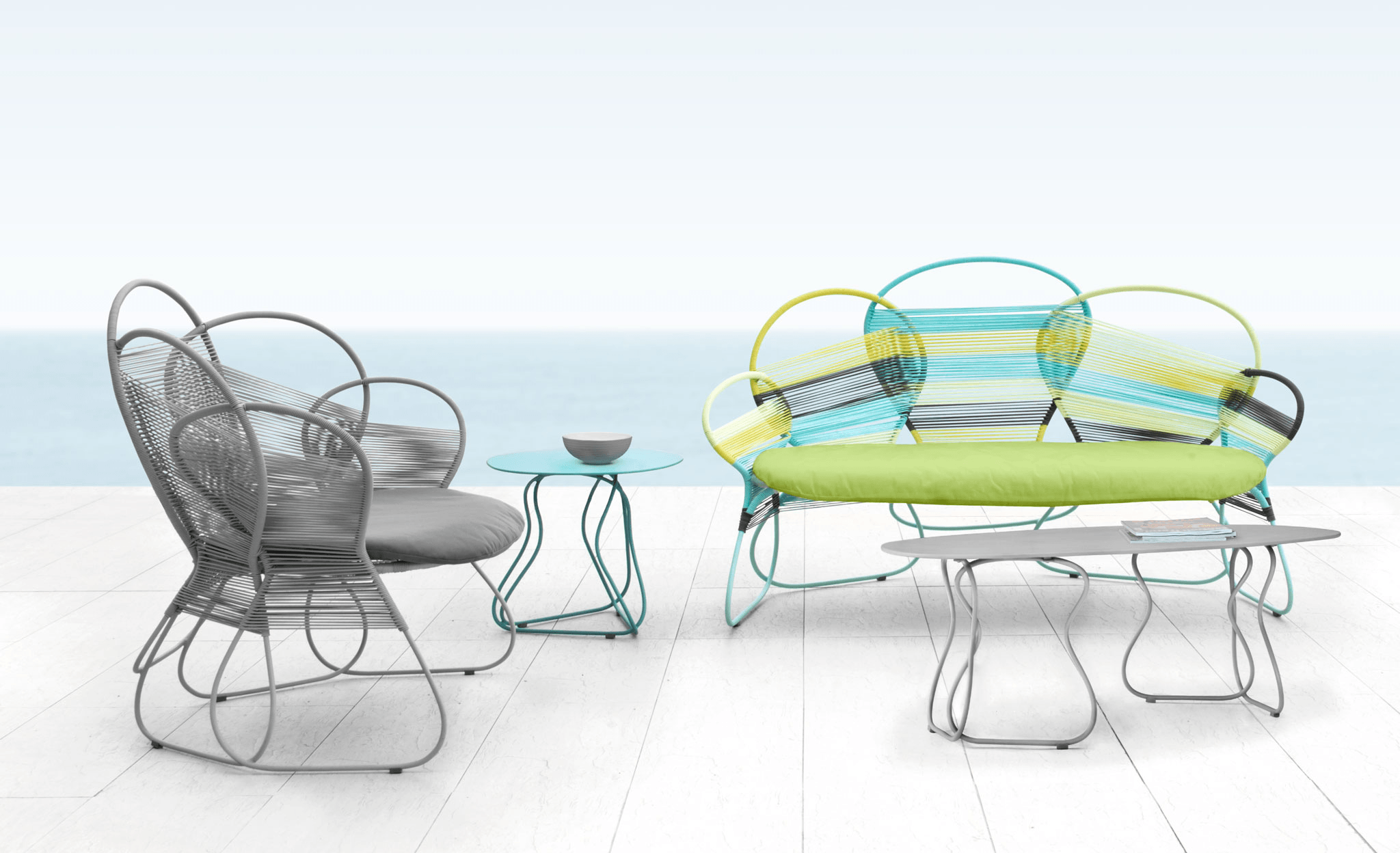 TRAME COFFEE TABLE - Euro Living Furniture