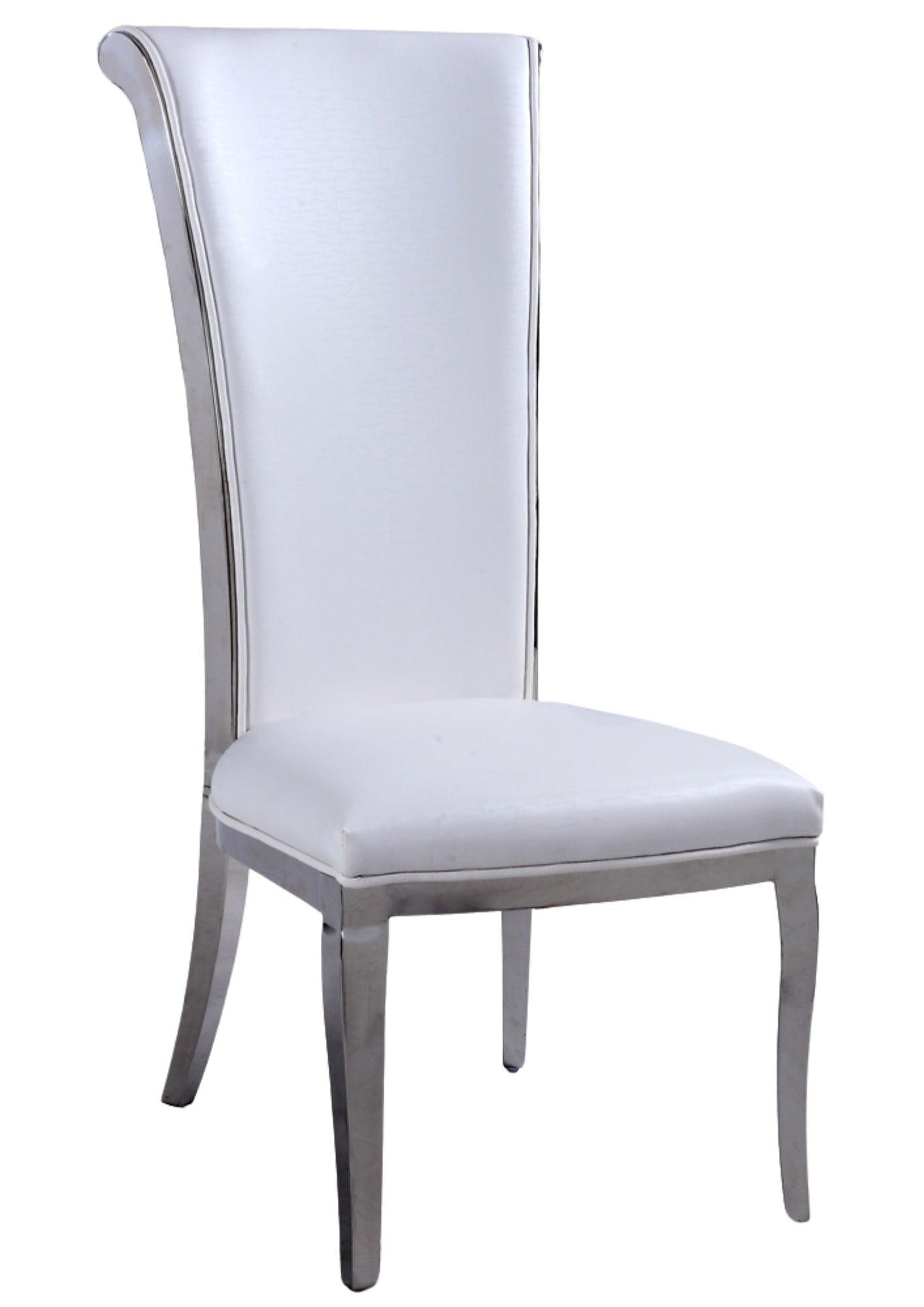 Josie White Dining Chair - Euro Living Furniture