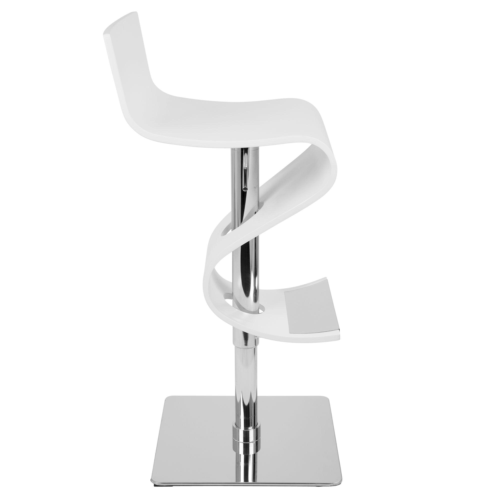 Vita Barstool - White - Euro Living Furniture