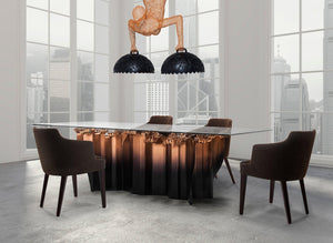 VIVO DINING TABLE - Euro Living Furniture