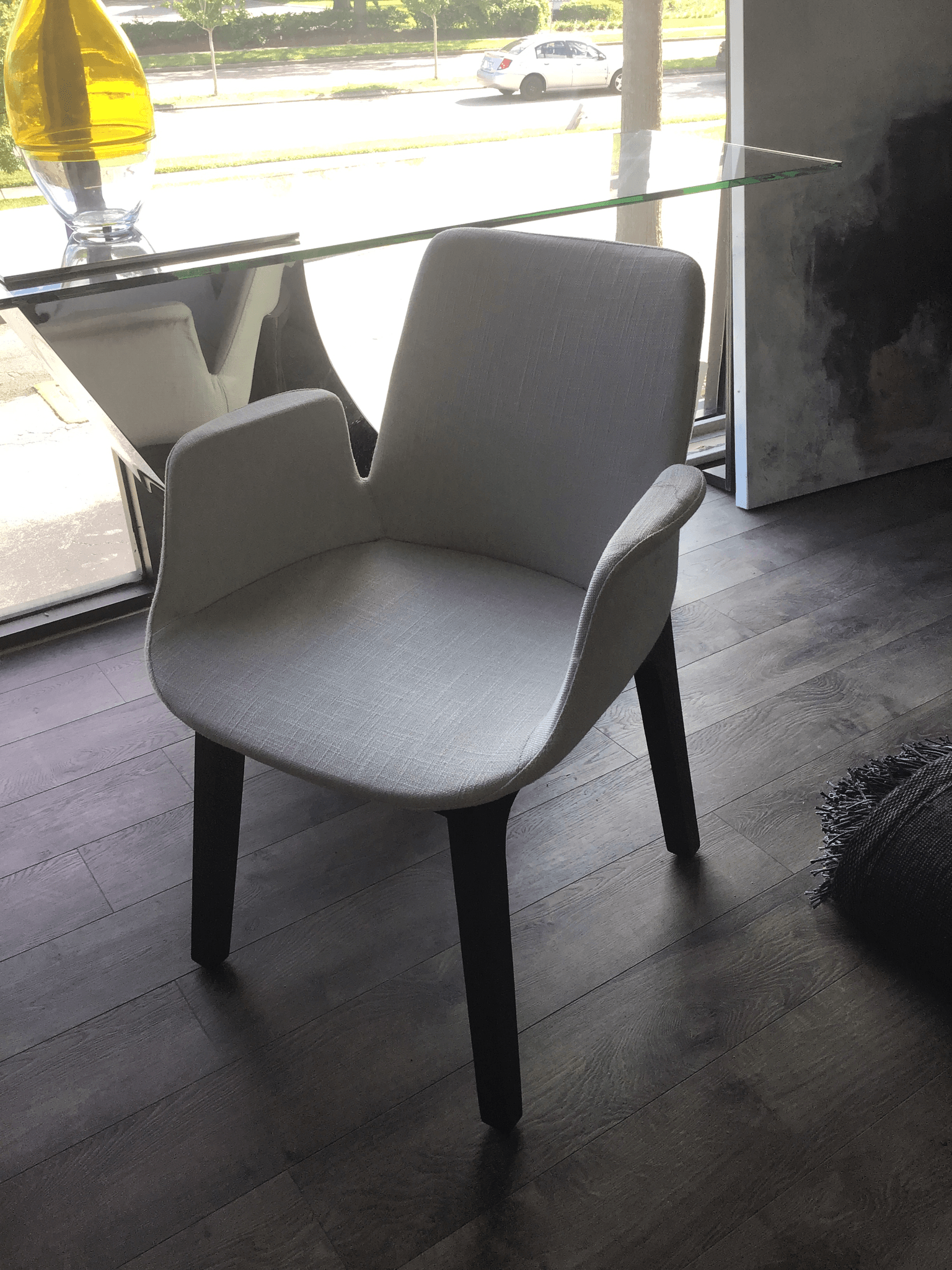 MDL- Mercer arm dining chair - Euro Living Furniture