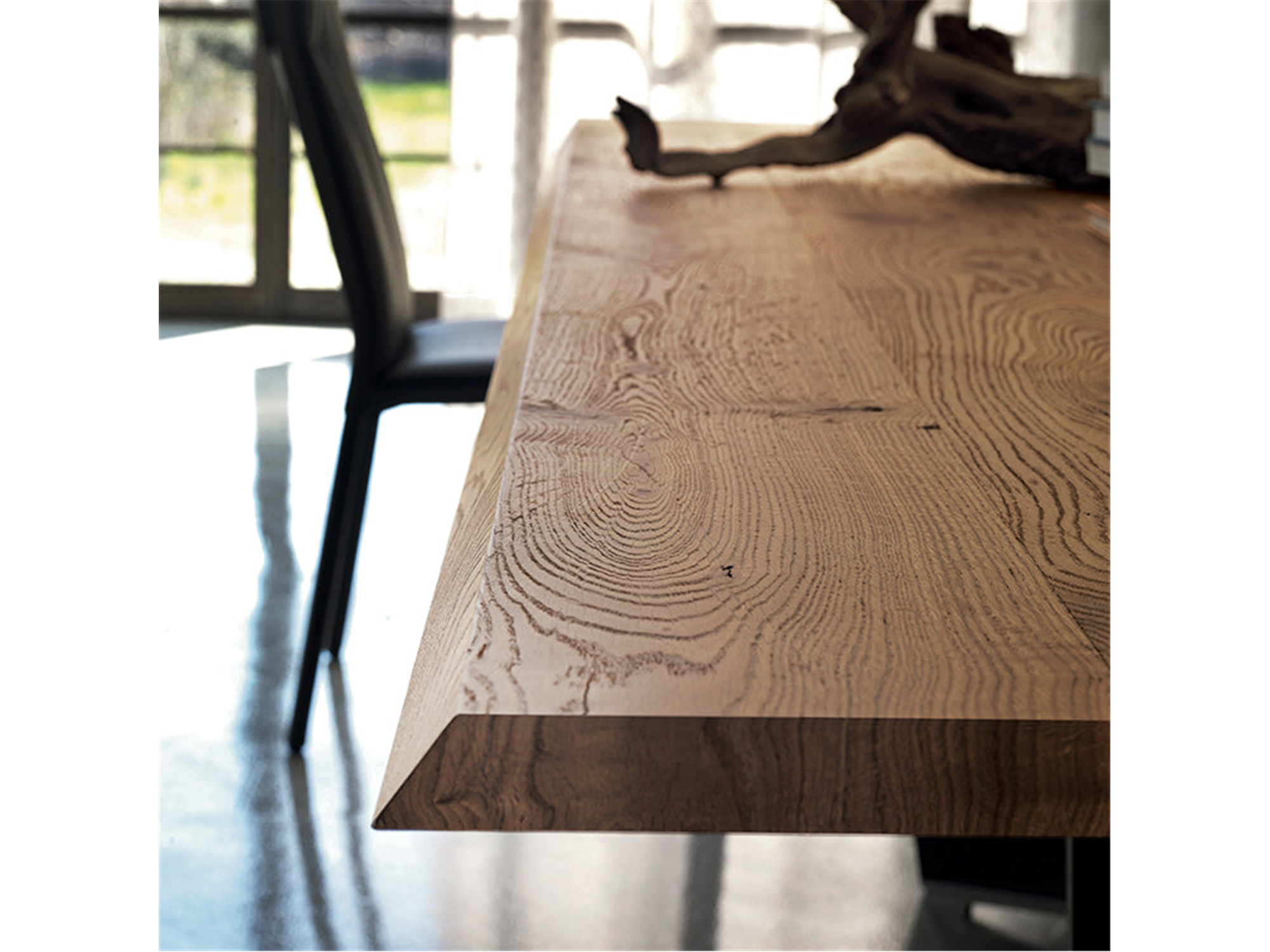 Skorpio Wood Master Dining Table - 118"W - Euro Living Furniture