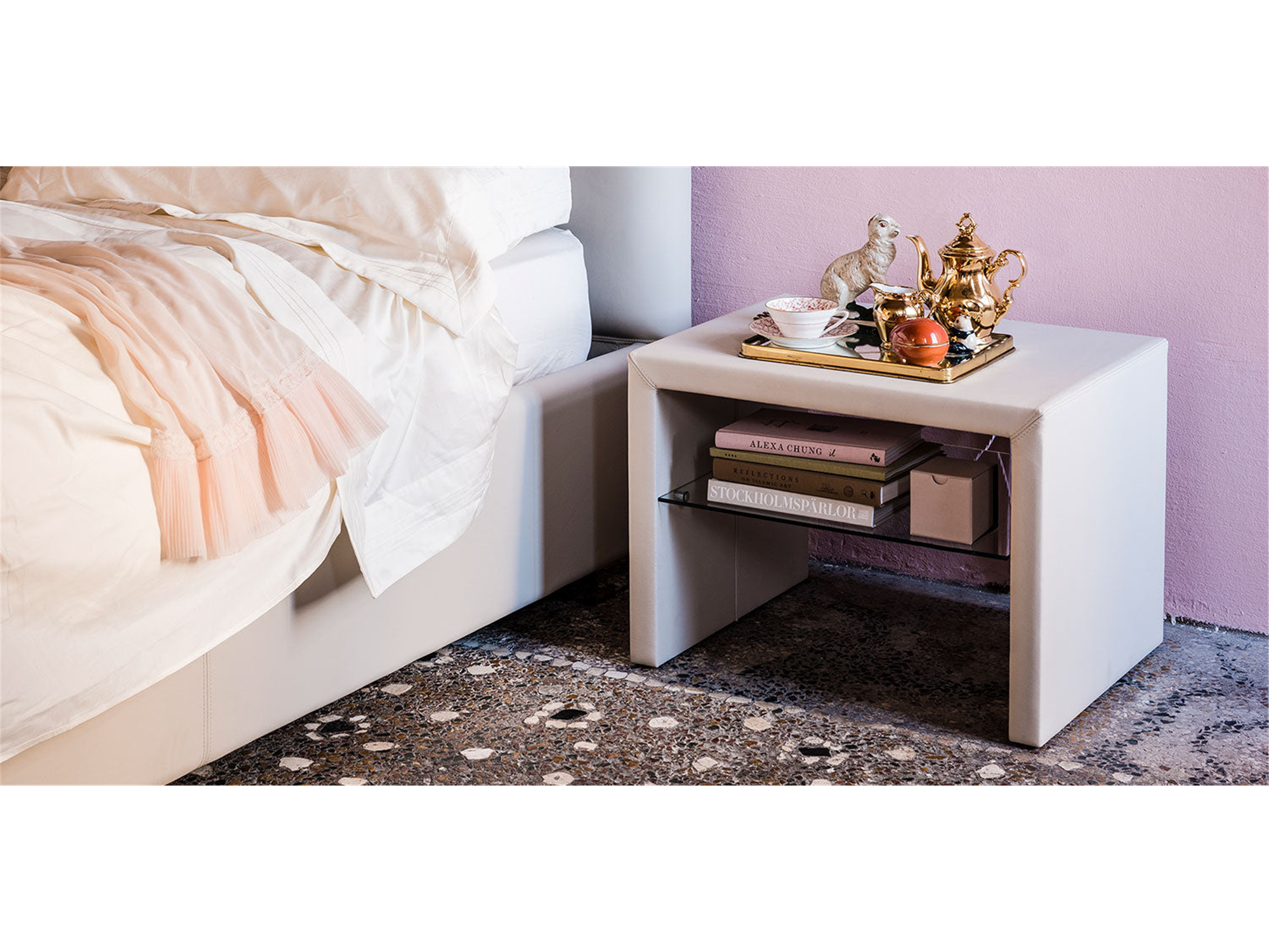 Dorian Nightstand - Euro Living Furniture