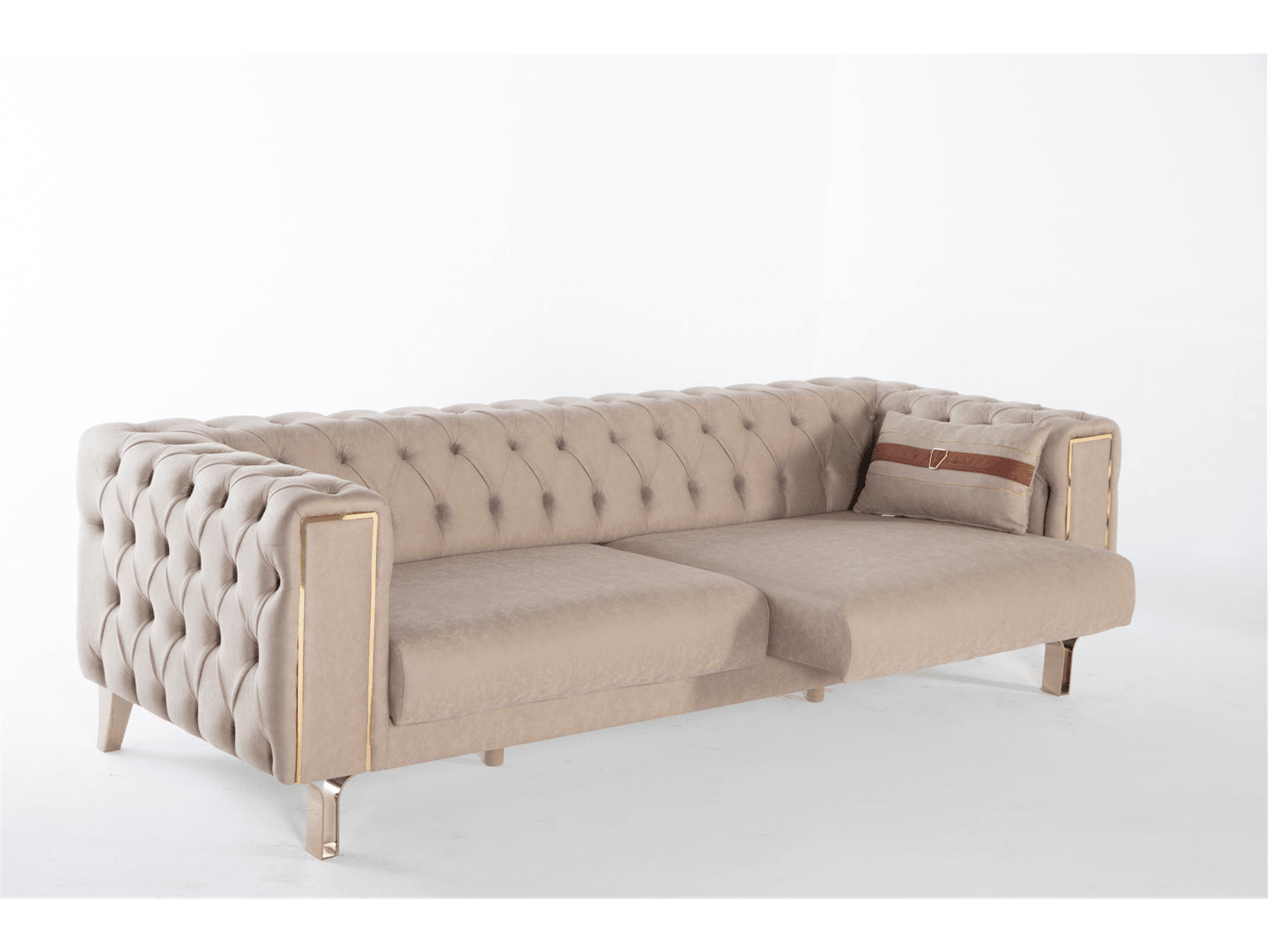 Montenegro Collection Convertible Fabric Sofa - Euro Living Furniture
