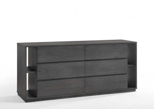 Jennie Modern Grey Dresser - Euro Living Furniture