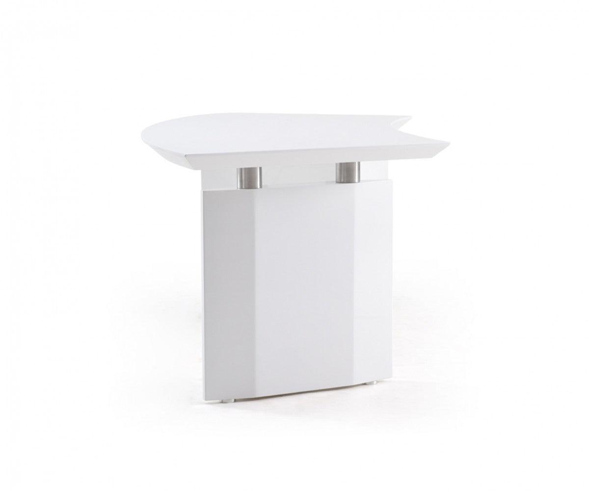 Sky Modern White Office Desk - Euro Living Furniture