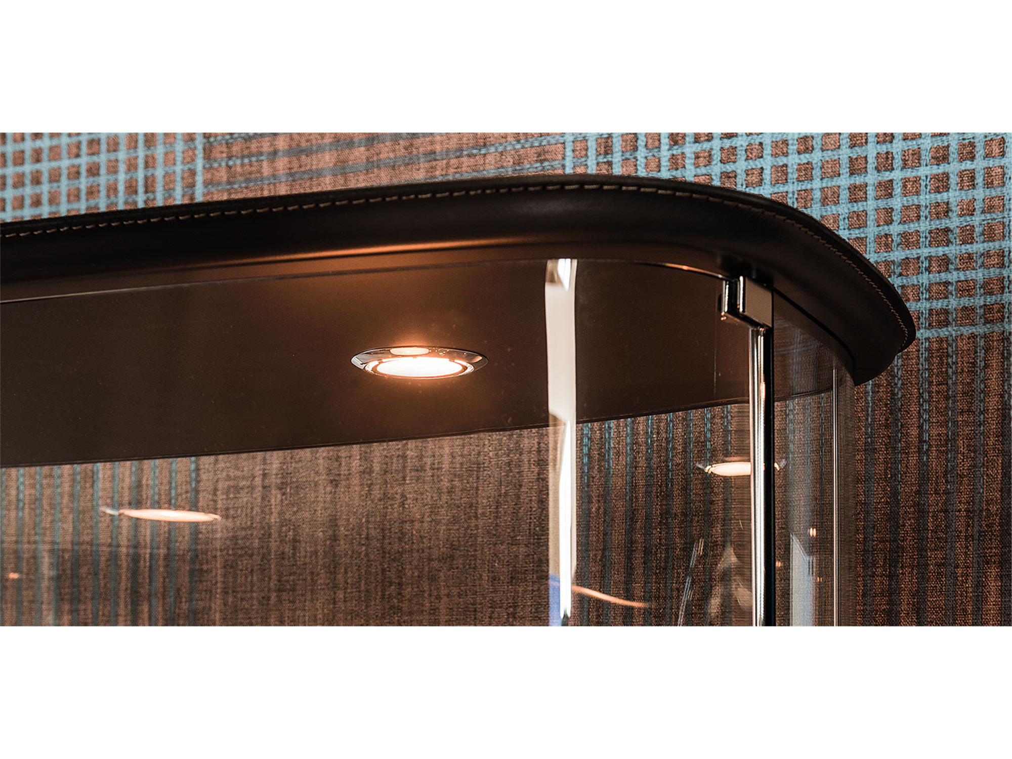 Concerto Glass Curio - Euro Living Furniture