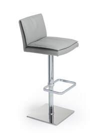 Amalfi Hydraulic Bar Stool - Grey - Euro Living Furniture