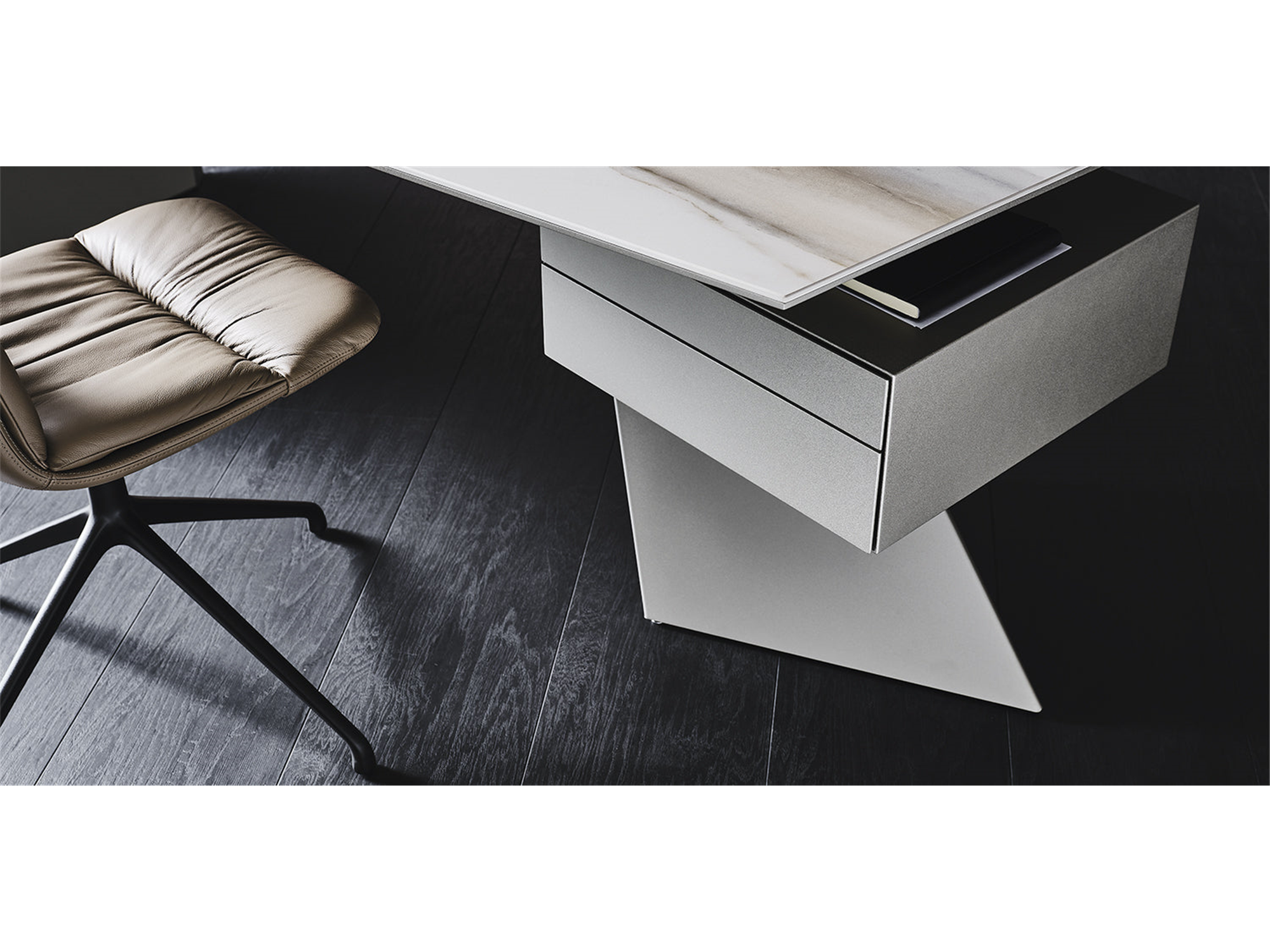 Nasdaq Keramik Desk - Euro Living Furniture