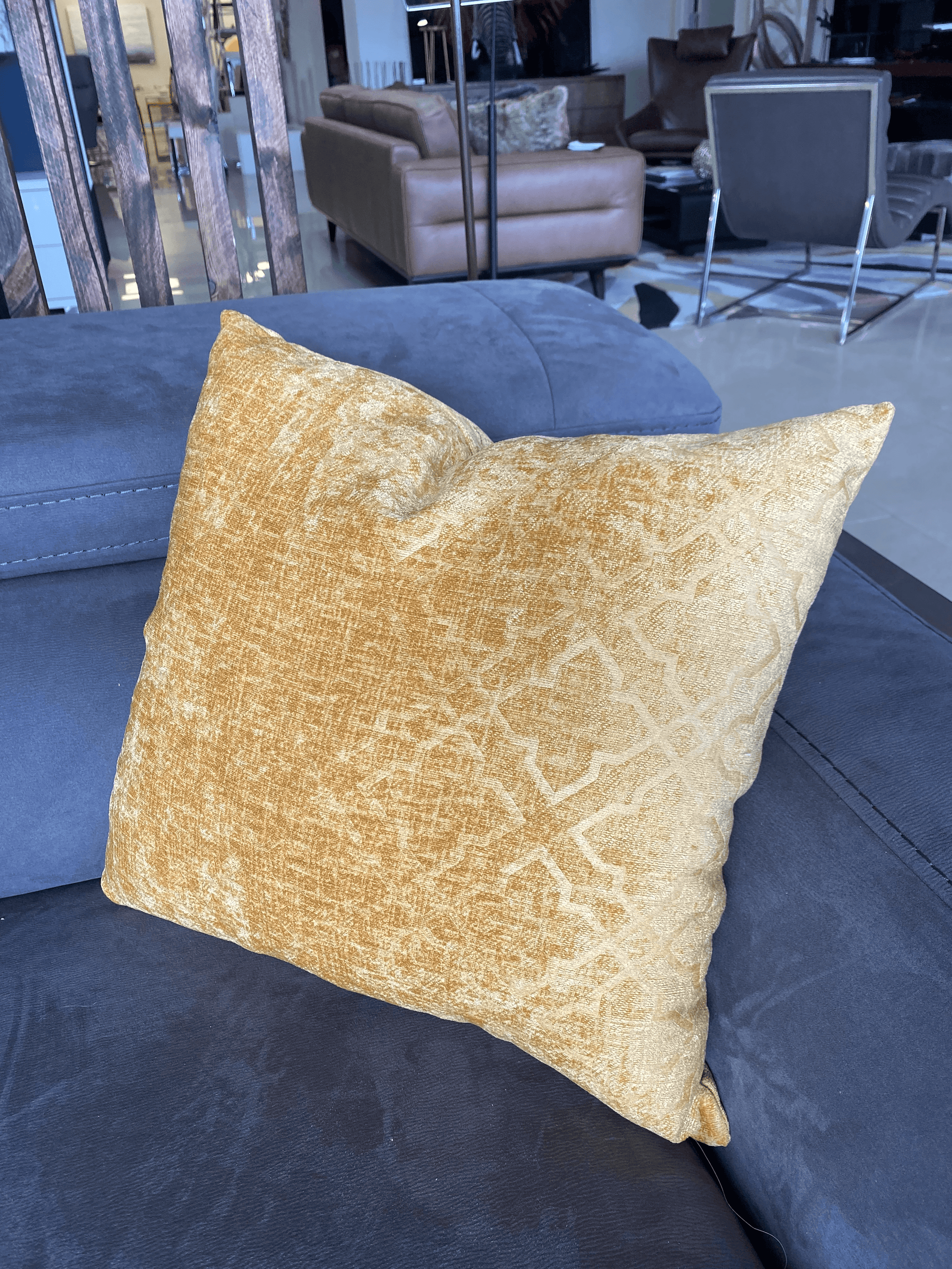 Yellow Throw Pillow - Euro Living Furniture