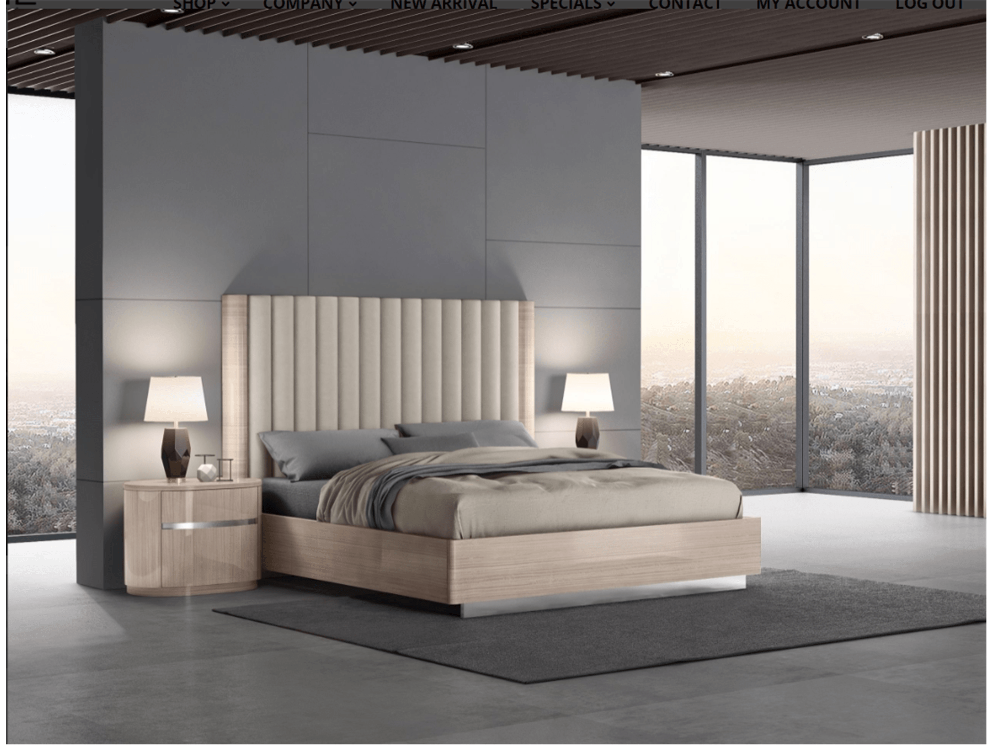 Ocean Bedroom Set - Euro Living Furniture